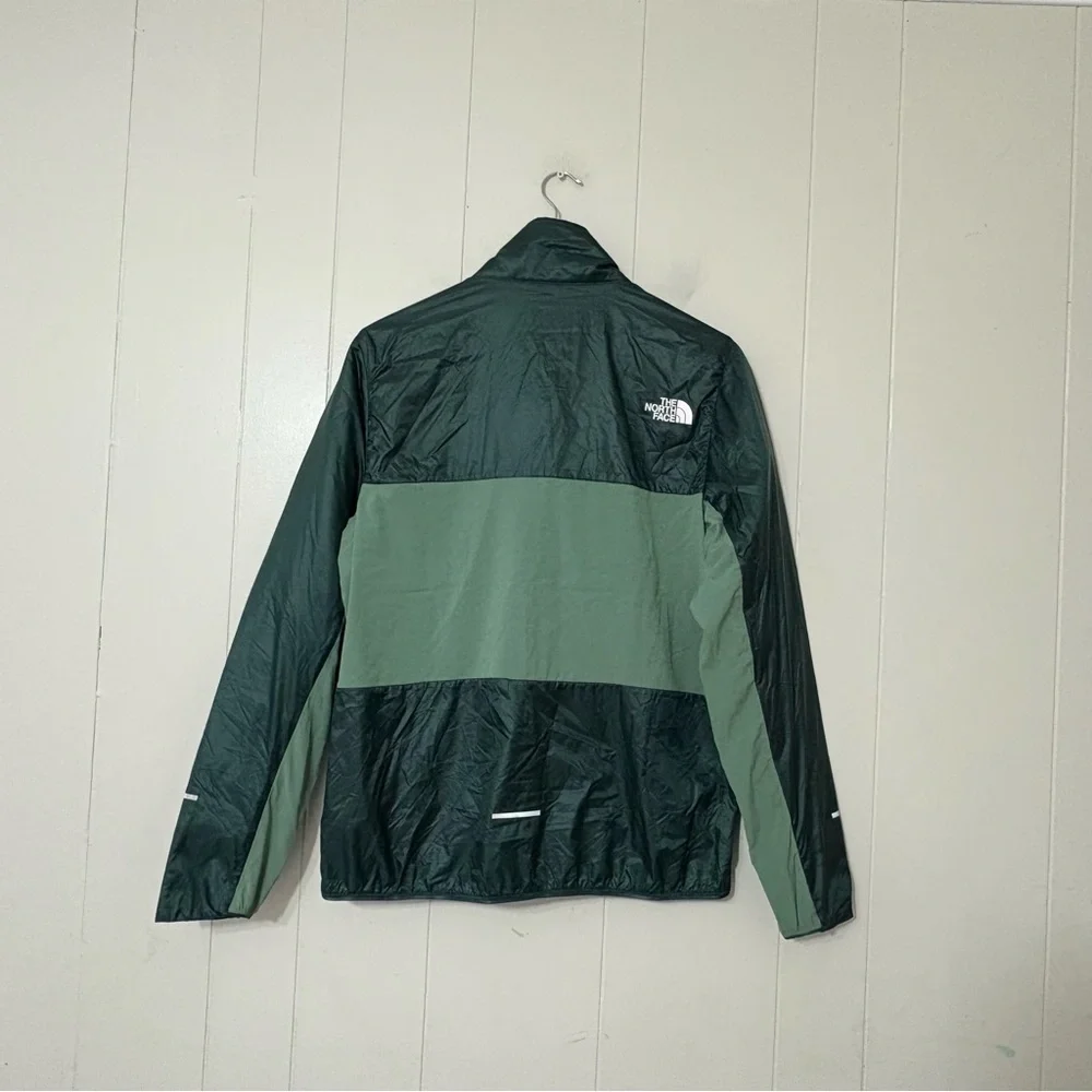 The North Face Men’s Winter Warm Jacket Size M Dark Green Lightweight Zip-Up